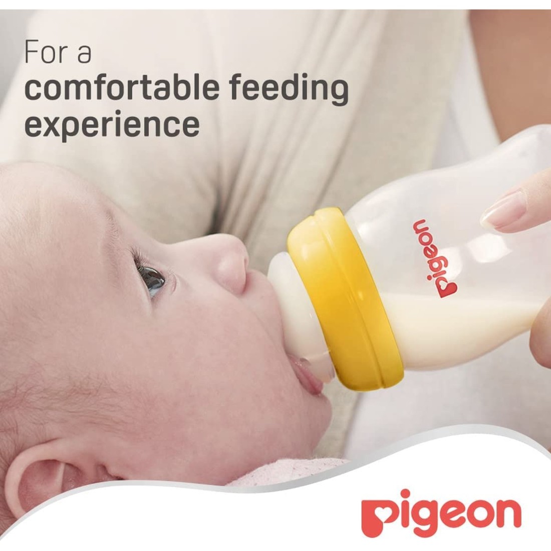 Pigeon SofTouch Peristaltic Plus Wide Neck Silicone Teat 01866 Small Clear