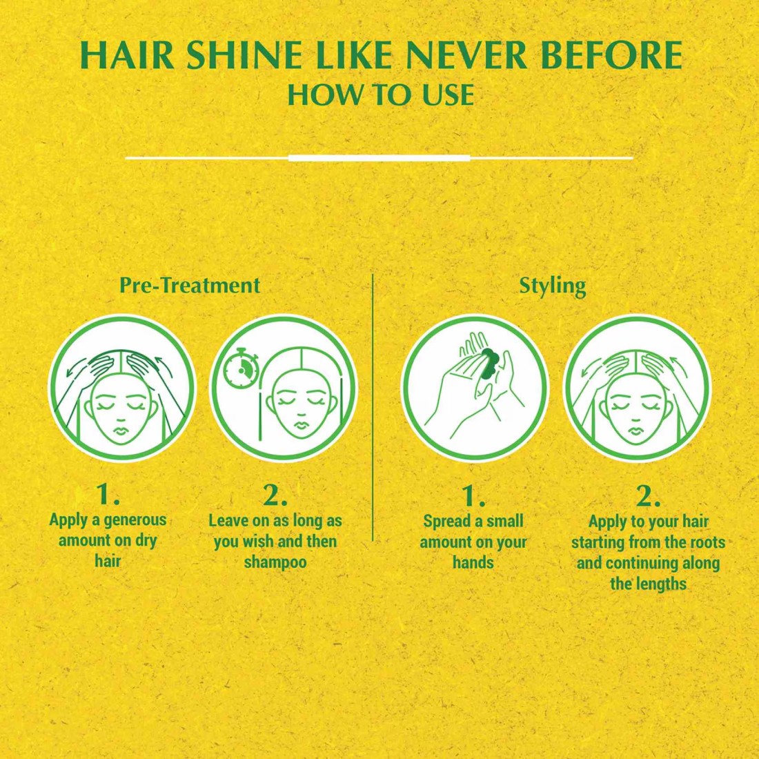 Dabur Vatika Naturals Dandruff Guard Hair Styling Cream Yellow 210ml