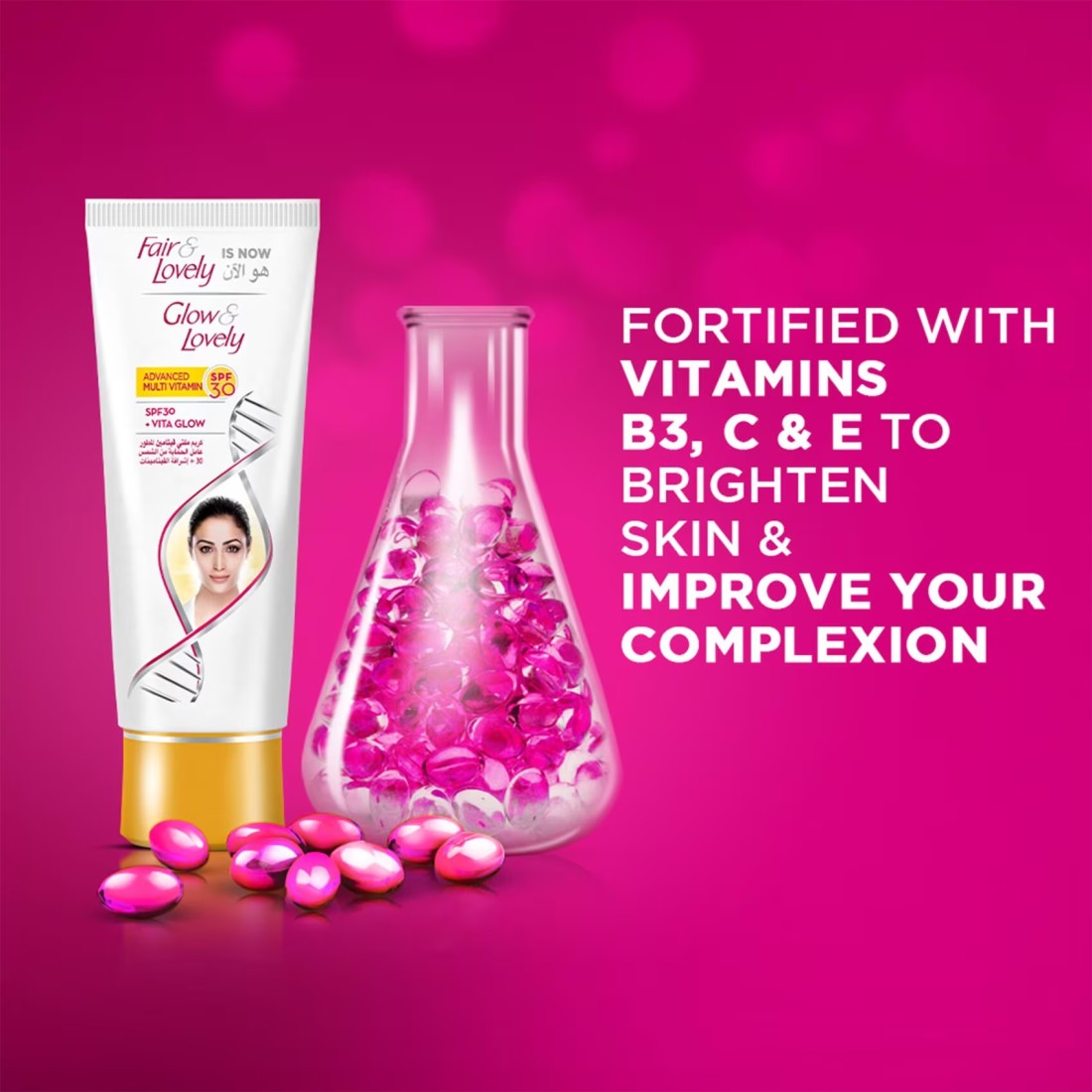 Fair &amp; Lovely Face Cream With Spf 30 Advanced Multi Vitamin For Glowing Skin 100g