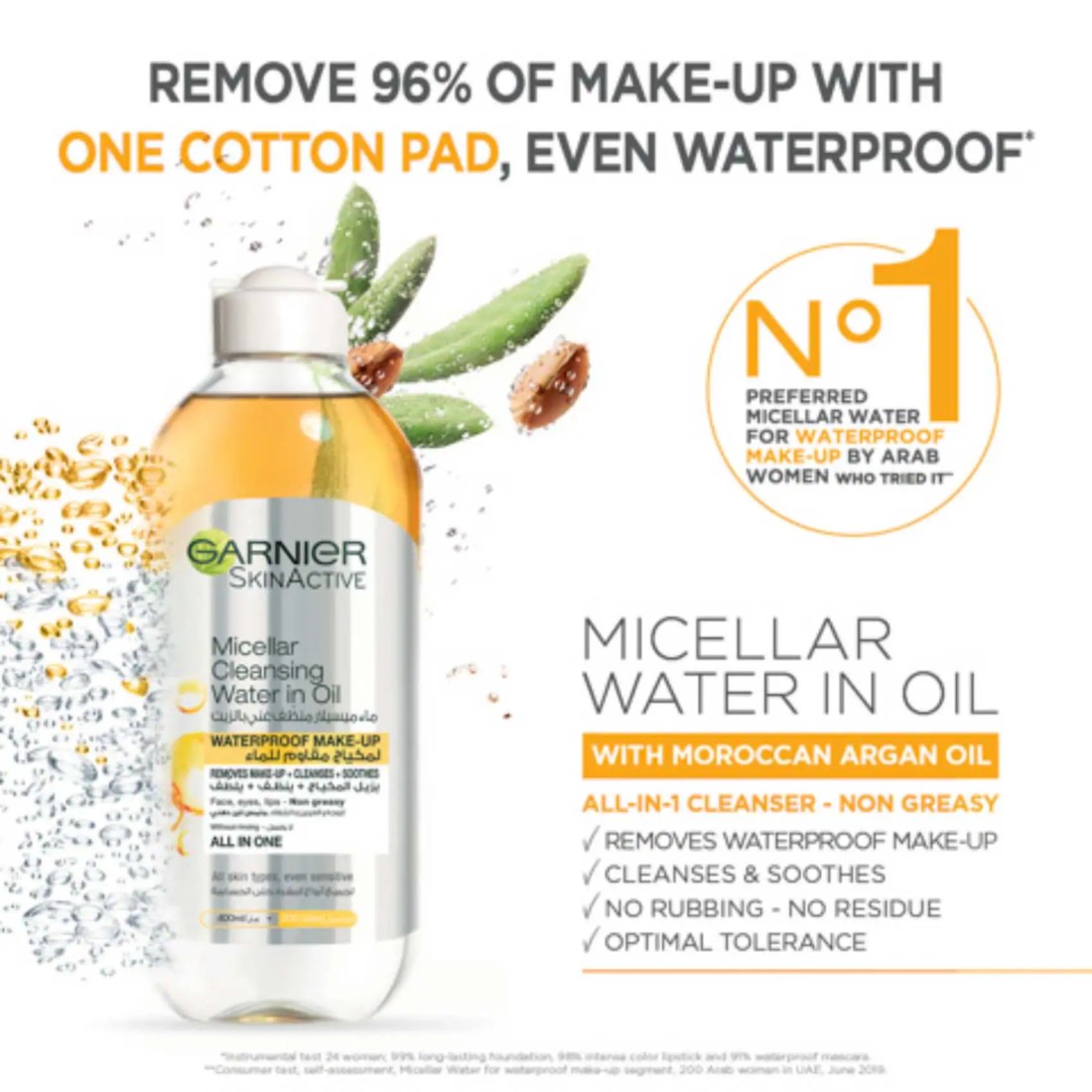 Garnier SkinActive Micellar OilInfused Cleansing Water 400ml