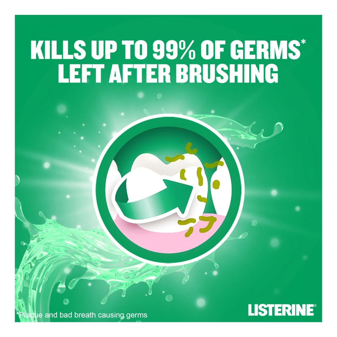 Listerine, Total Care Gum Protect Milder Taste, Fresh Mint, 250ml