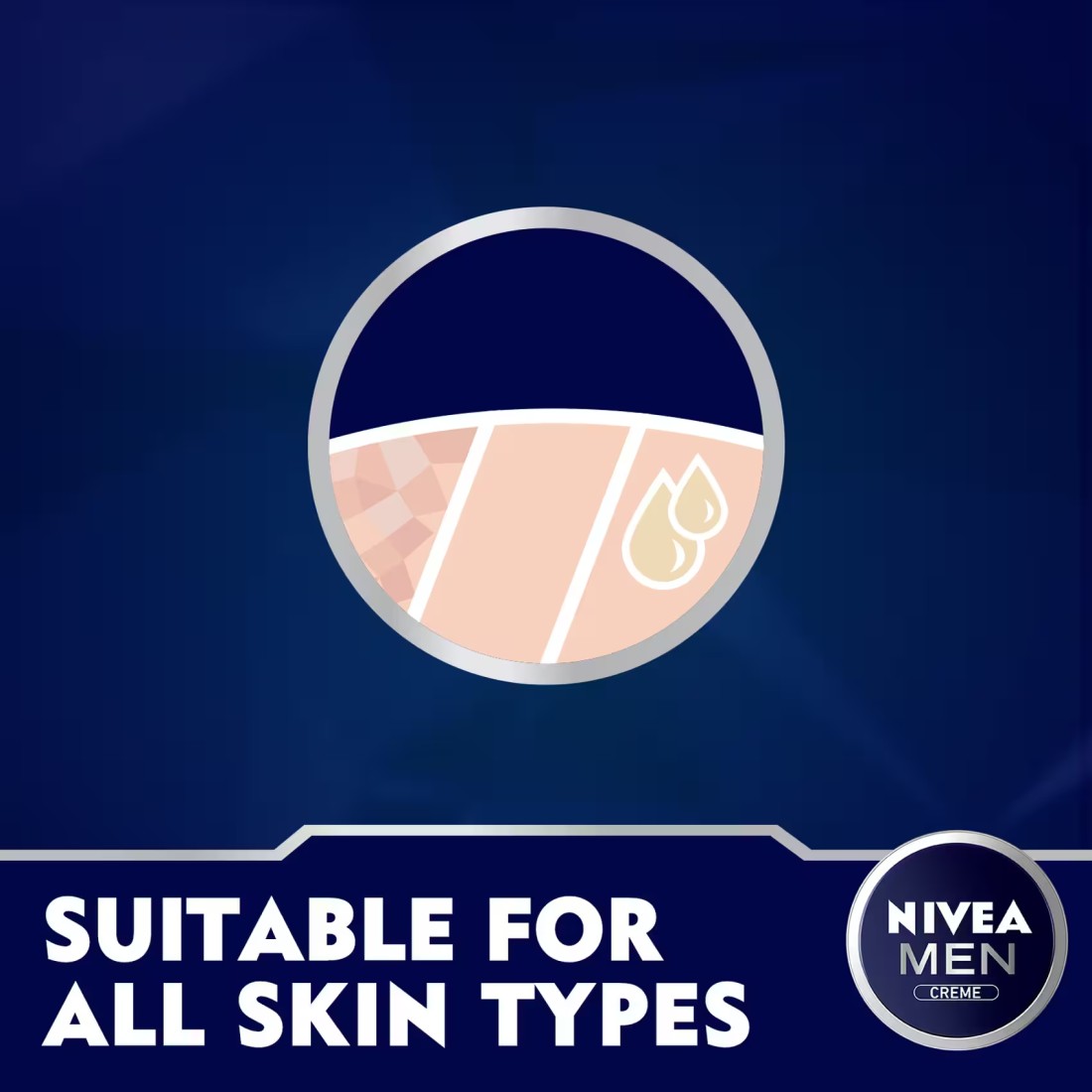 NIVEA MEN Creme Face Body And Hands Moisturising Cream 150ml