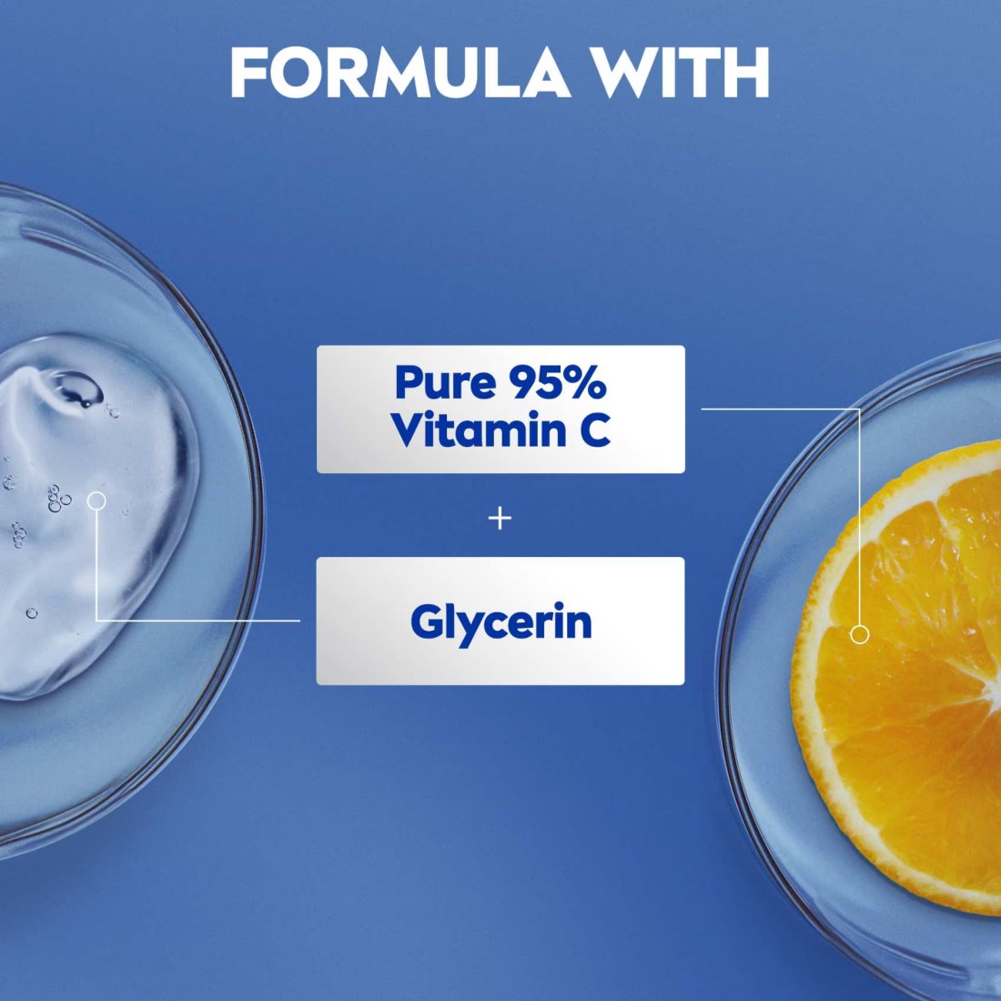 NIVEA Body Lotion, Normal to Dry Skin, Natural Glow, Vitamin C, 250ml