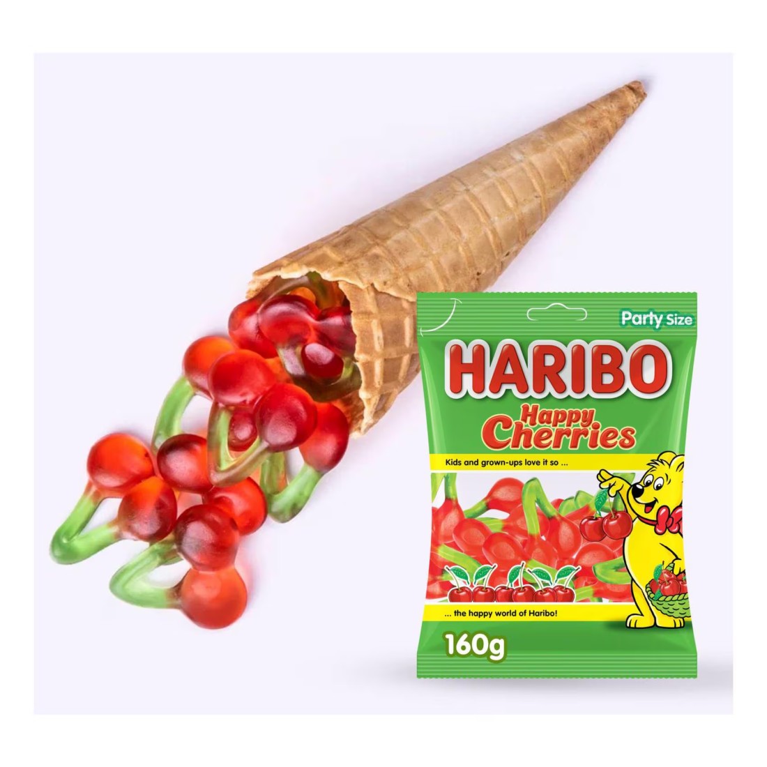 هاريبو هابي حلوى بالكرز، 80 غرام