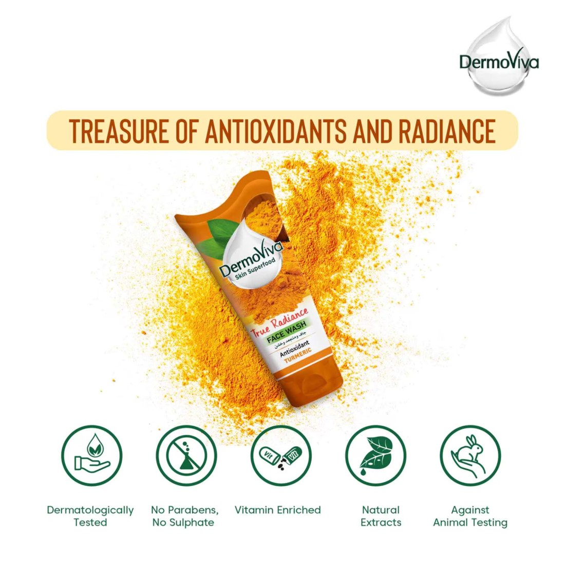 Dermoviva Face Wash Turmeric 150ml
