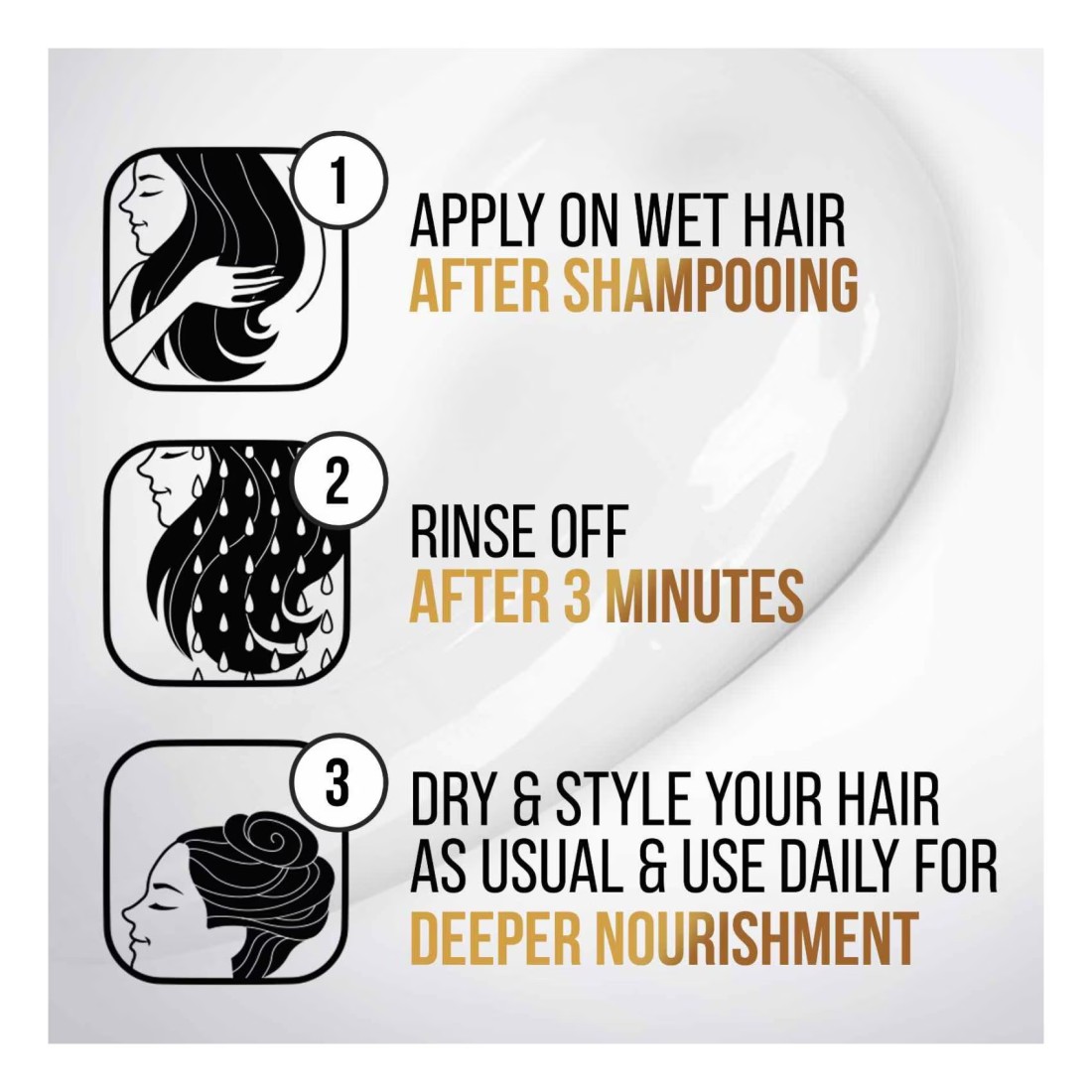 Pantene Pro-V 3 Minute Miracle Smooth &amp; Silky Conditioner + Mask 200ml