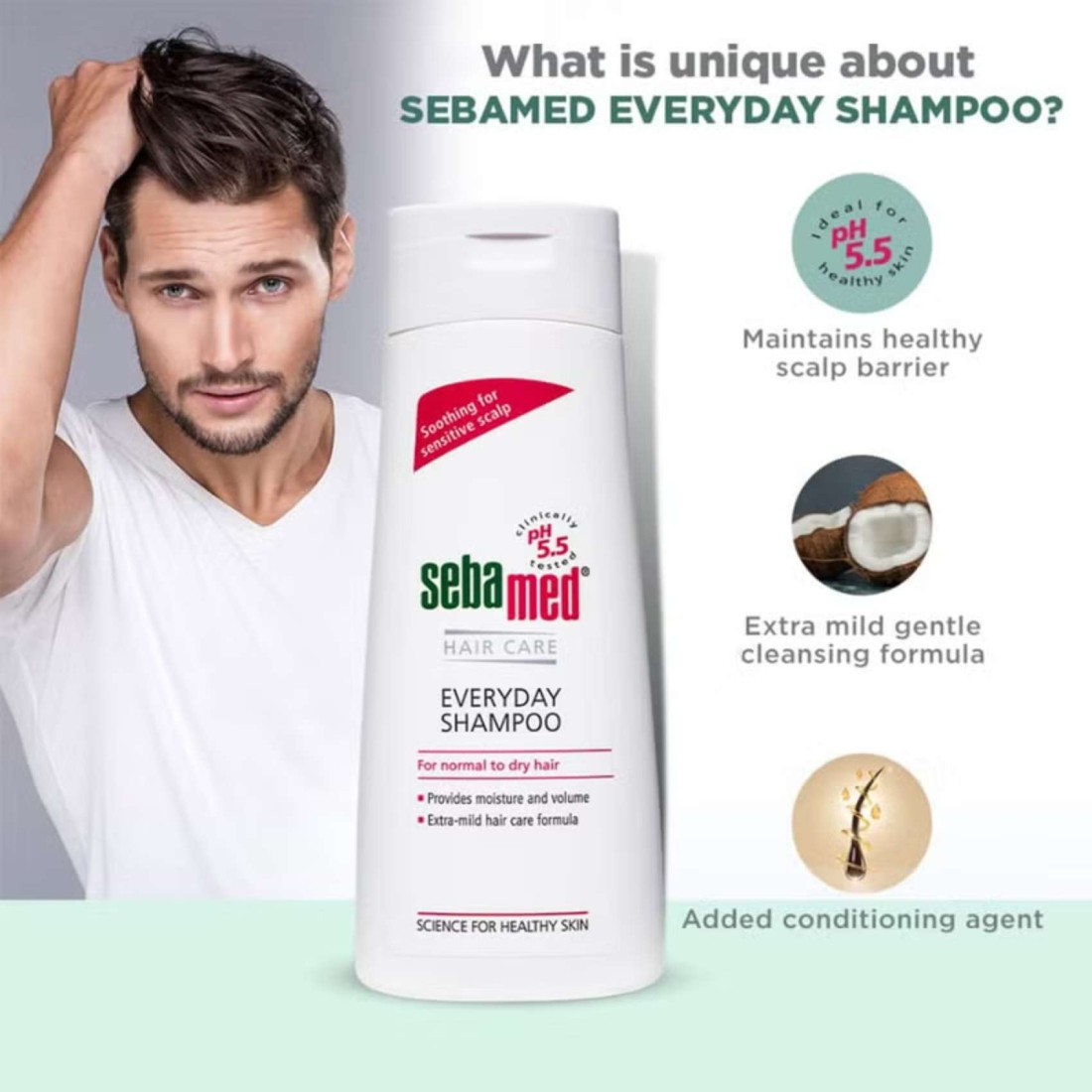 Sebamed Everyday Shampoo White 200ml