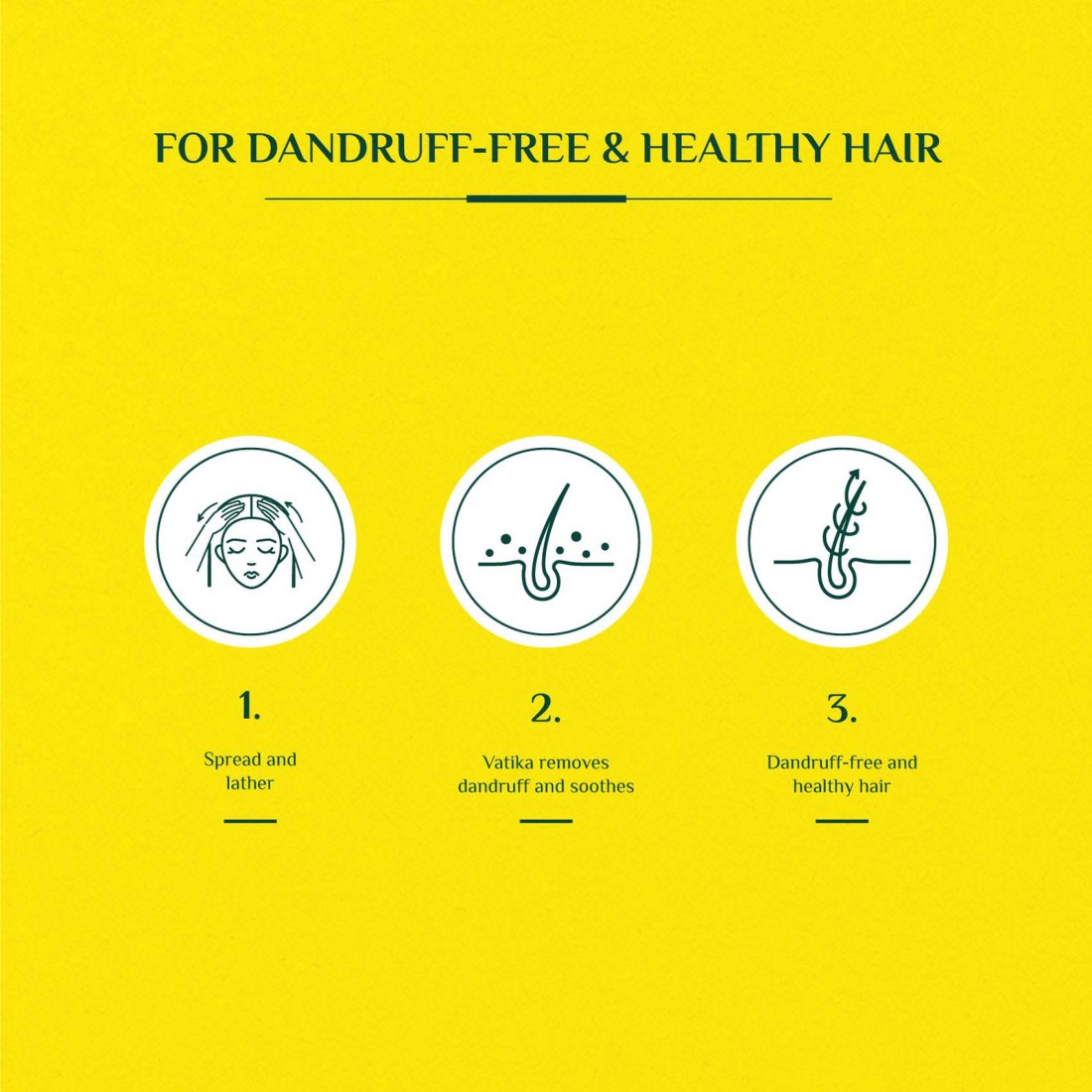 Vatika Lemon And Yoghurt Dandruff Guard Shampoo Green 200ml