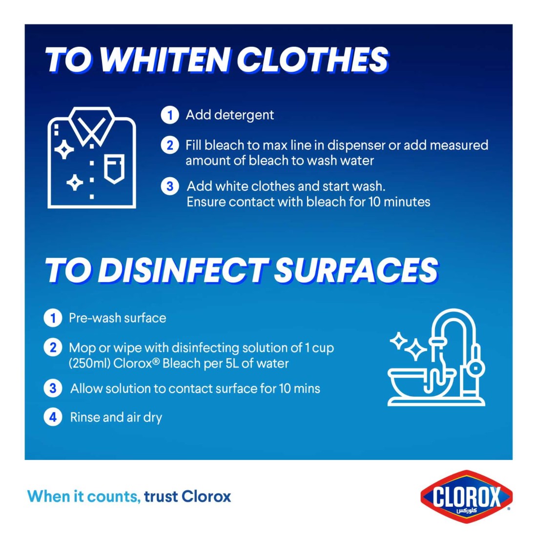 Clorox Liquid Bleach Floral Scent 1.89L