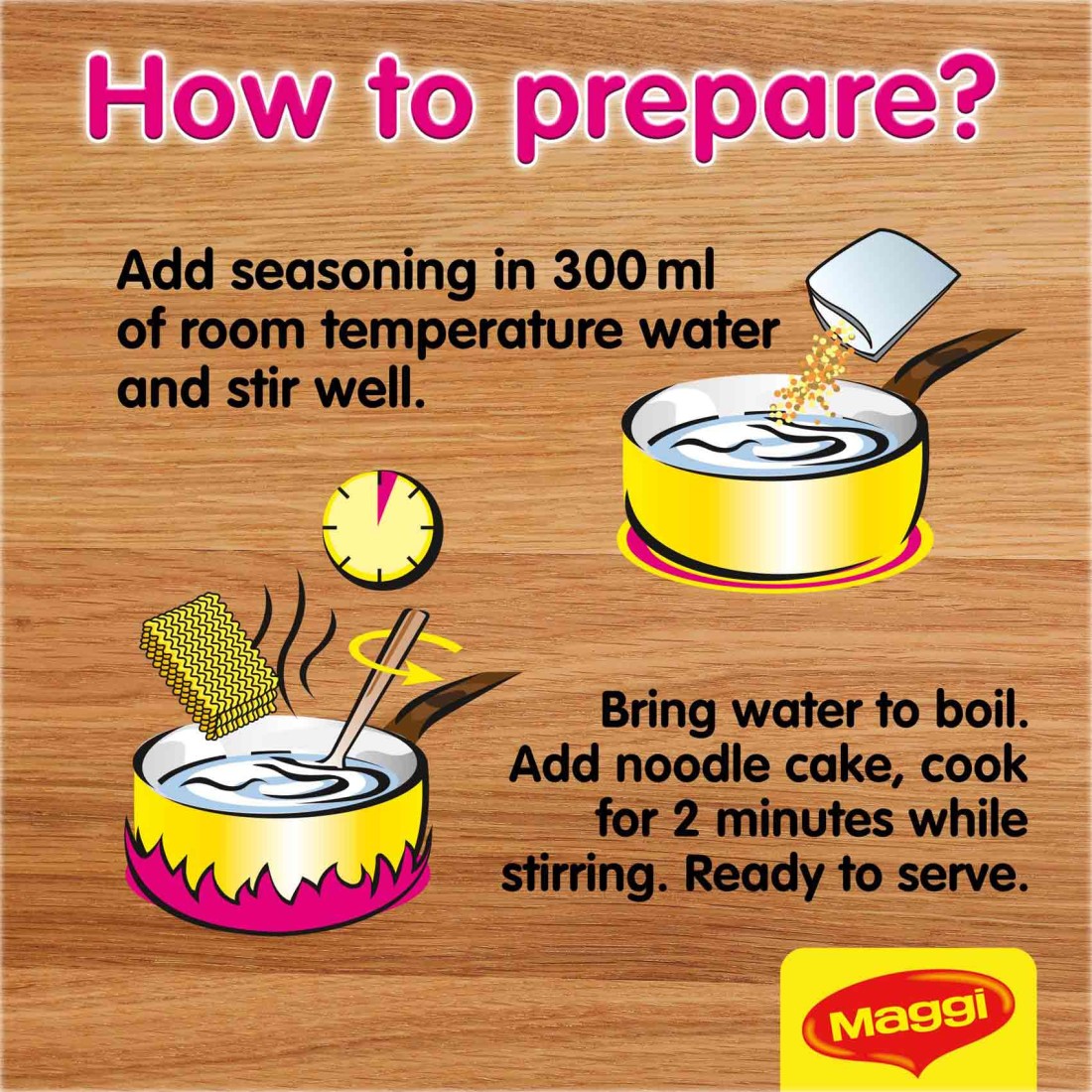 Nestle Maggi Tom Yam Noodles 80g Pack of 5