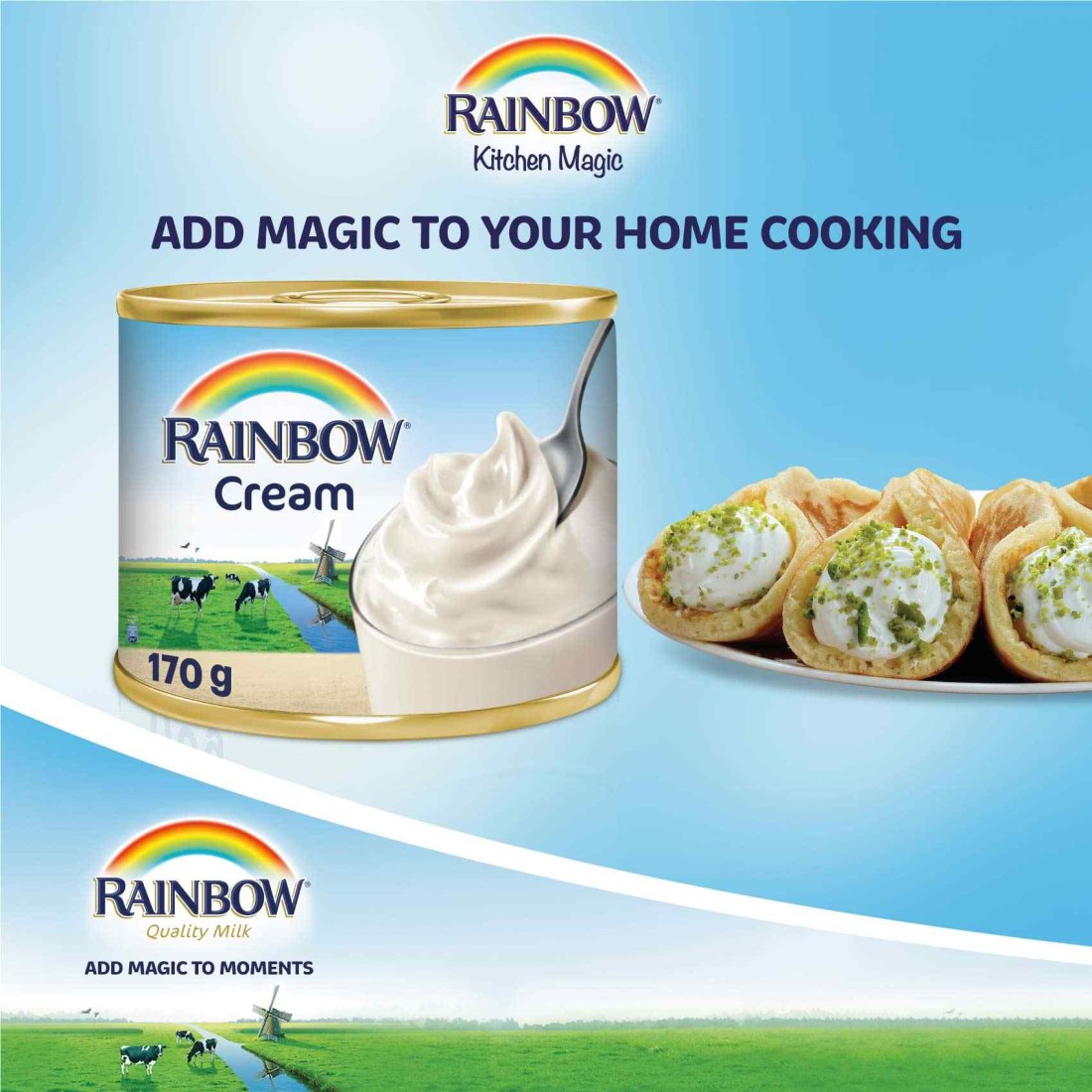 Rainbow Sterilized Cream 170g