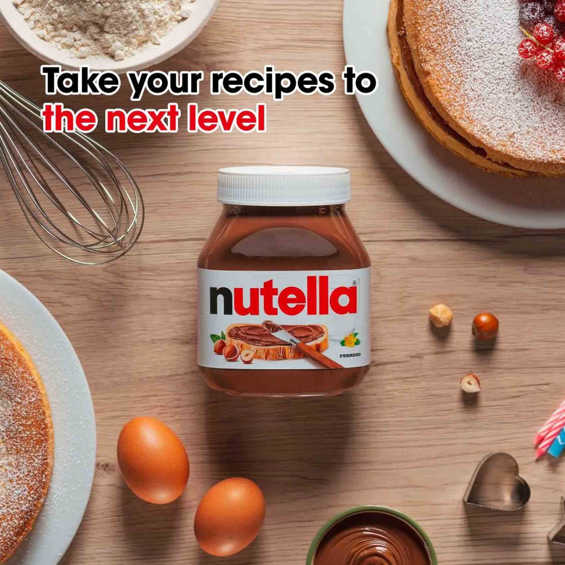 Nutella Hazelnut Chocolate Spread Jar 825g