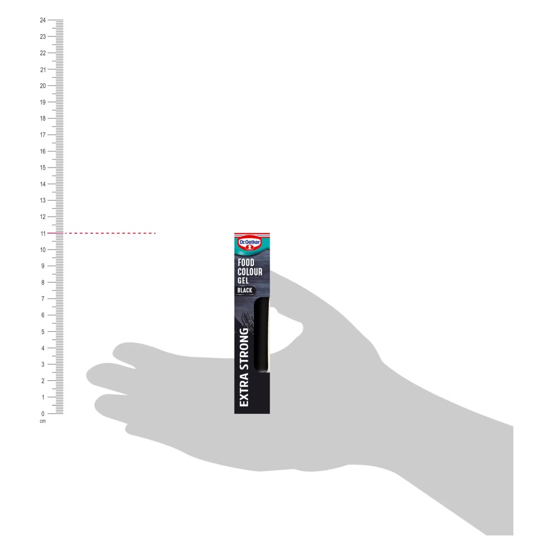 Dr. Oetker Extra Strong Black Food Colour Gel, 15g