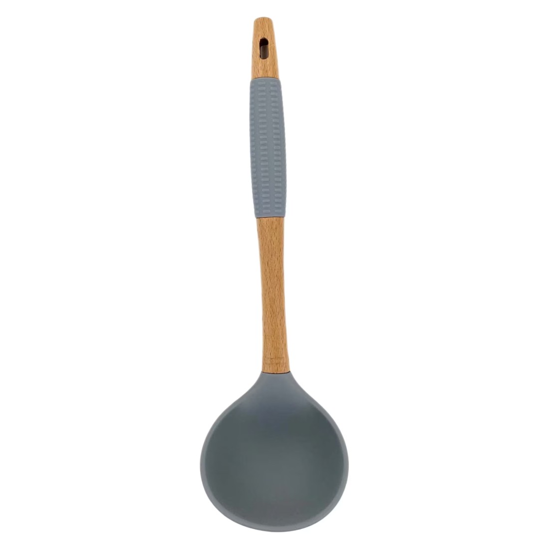 Home Pro Silicone Head Ladle Blue And Beige