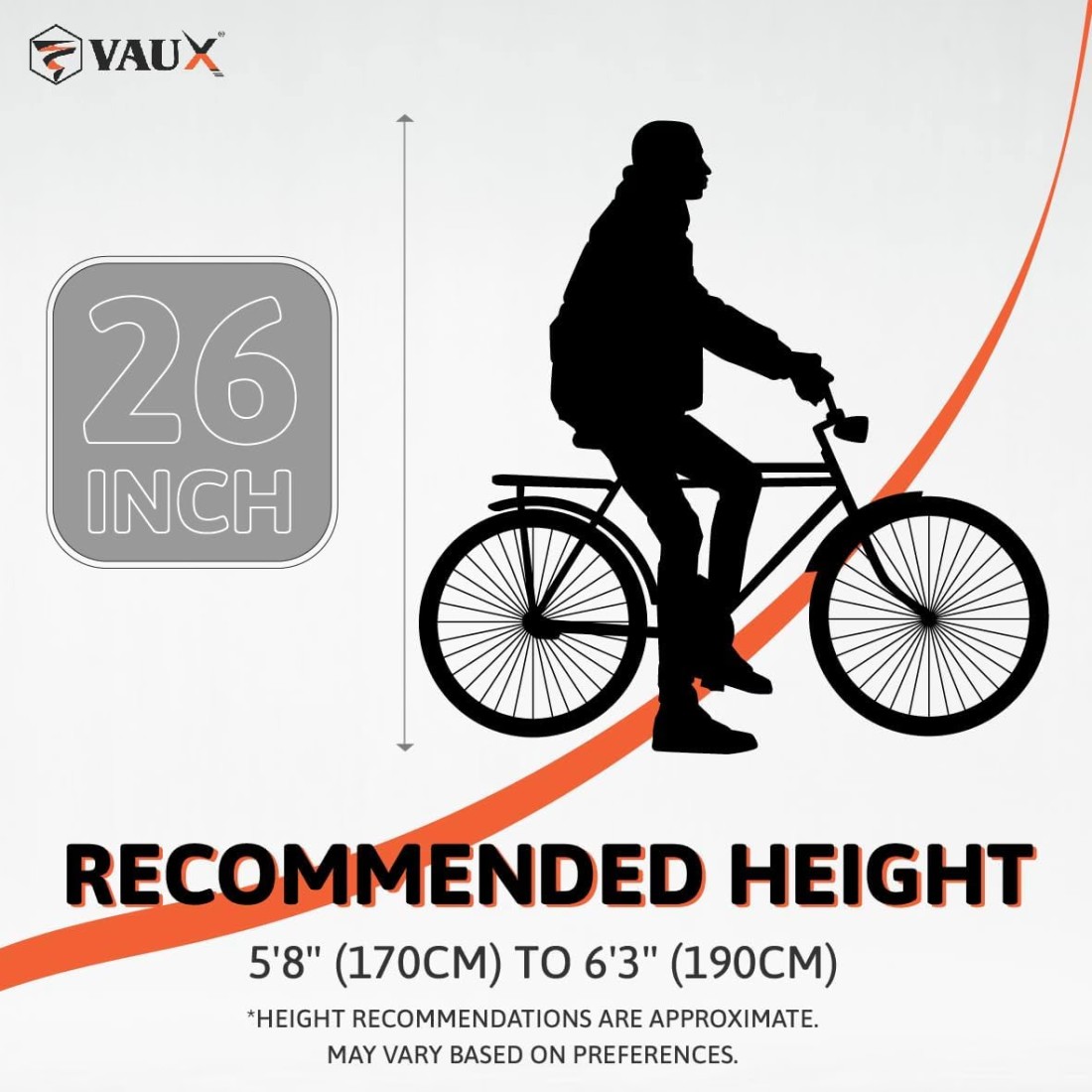 Vaux - Classic MTB - Black/Red - 26