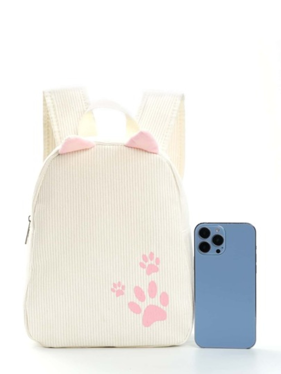 Girls Paw Pattern Backpack