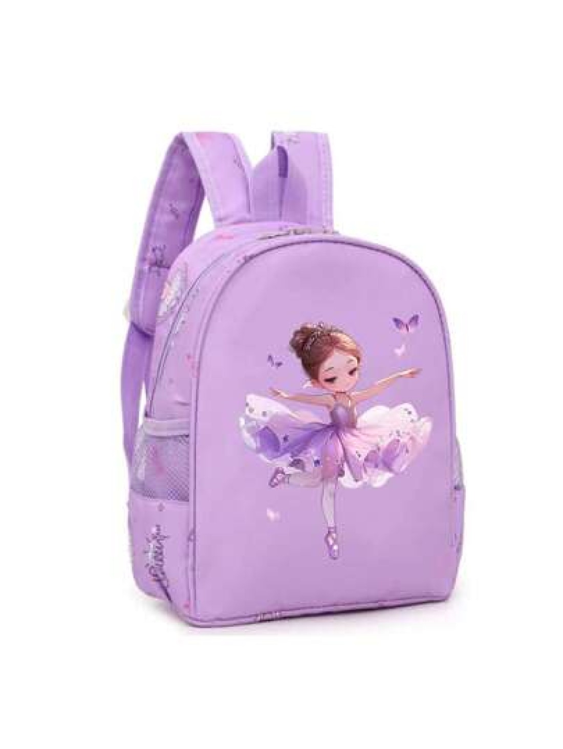 1 Pc Fashion Princess Backpack Cute Cartoon Pattern Dance Bag Nylon Structure Zipper Opening Polyester Lining Shoulder Strap Design Suitable For Dancers School And Travel Perfect For Princess Fans