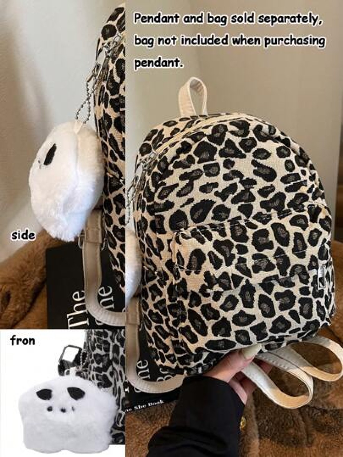 1pc Autumn And Winter New Leopard Print Mini Exquisite Backpack Small Backpack Wallet Suitable For Travel And Daily Use