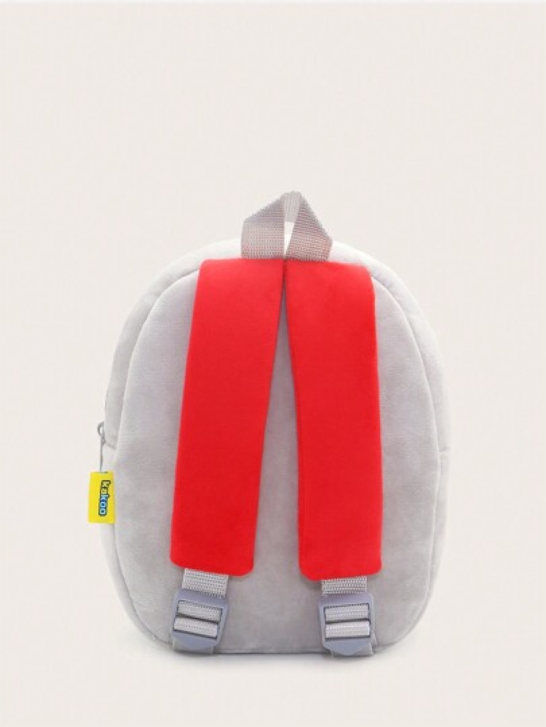 1pc Plush Cartoon Fire Truck Pattern Backpack Suitable For 2 4 Years Old Boys Girls Daily Use