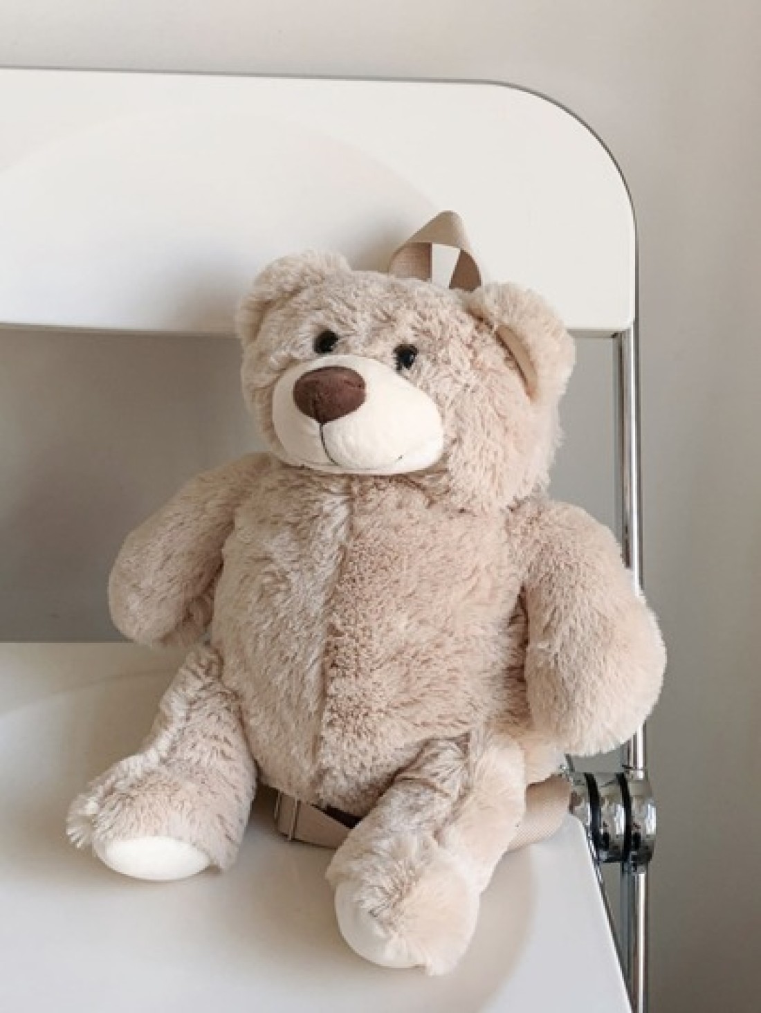 Fashionable And Cute Plush Bear Funny Backpack Cute Cartoon Backpack Plush Zipper Backpack The Best Backpack For Going Out And Taking Photos