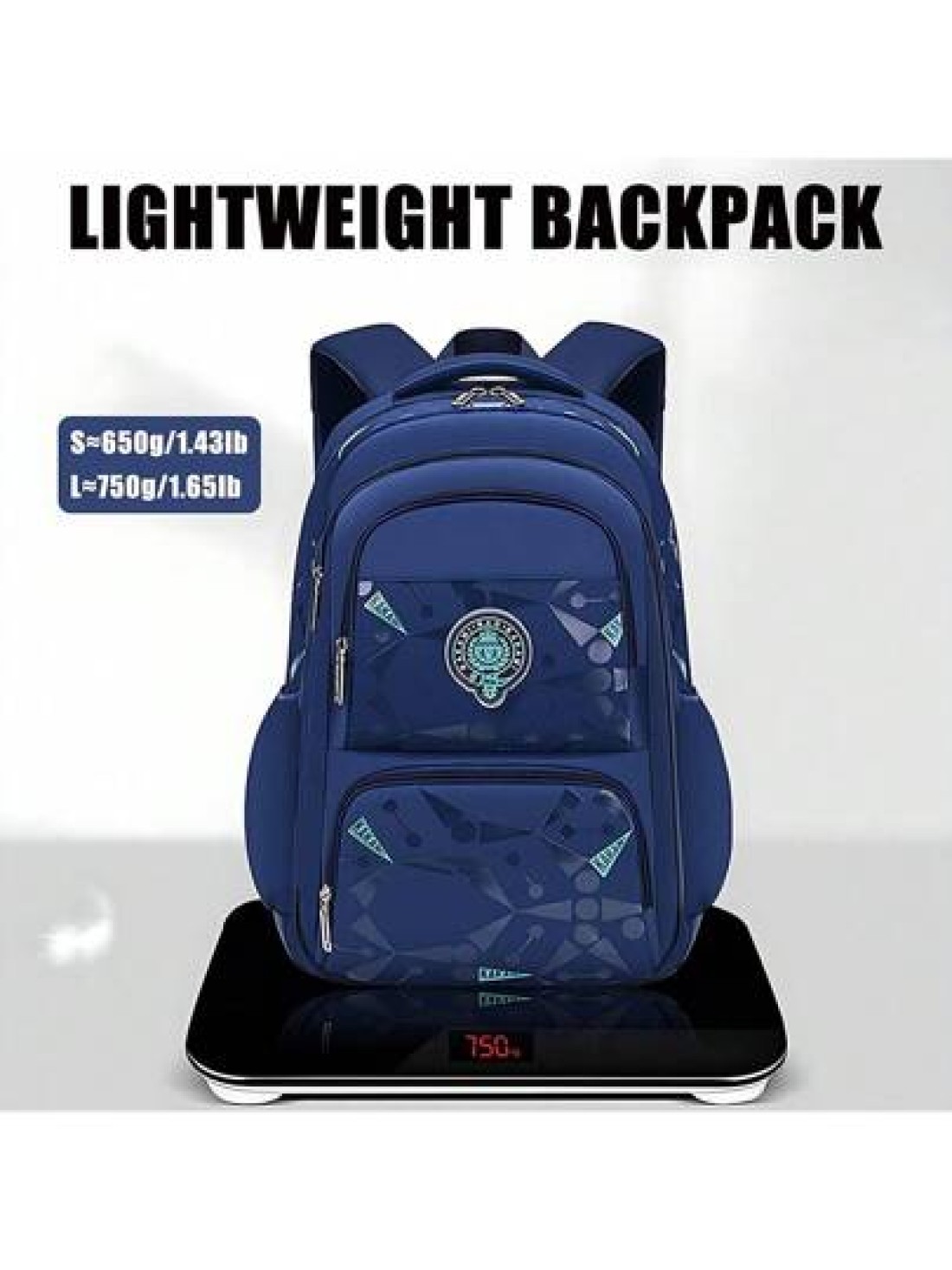 1 Piece Kids Backpack School Boy Backpack Handsome Student School Bag Large Capacity Multi Pocket Waterproof Backpack School Supplies Suitable For 6 14 Years Old Teenager Students School And Travel