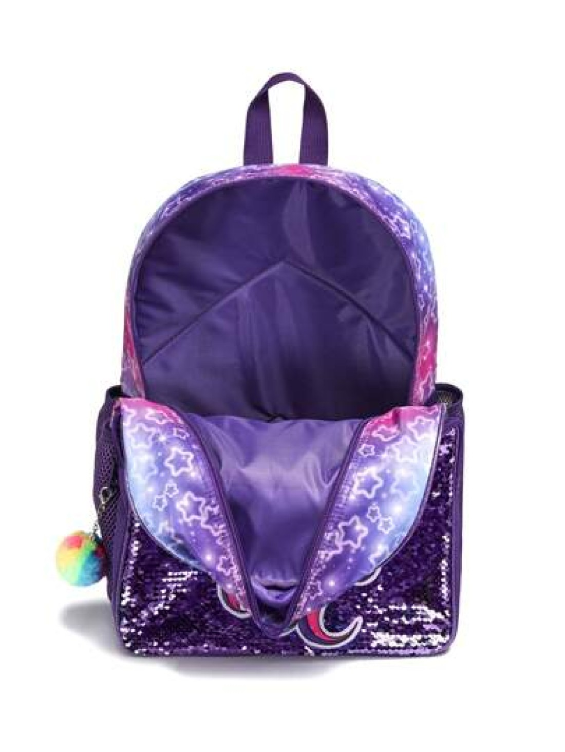 3PCSBackpack Sequined Backpack Shoulder Bag Lunch Box Pencil Case
