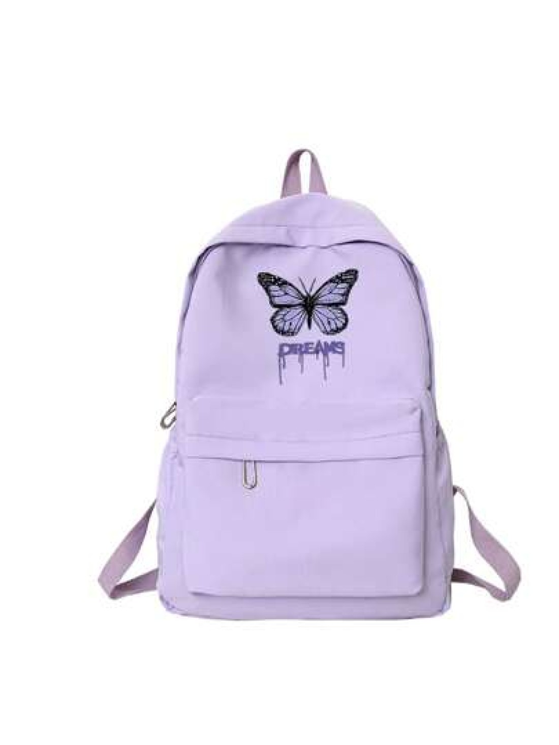 1pc Back To School Backpack Fresh And Sweet Butterfly Pattern Backpack Lightweight And Large Capacity Backpack Suitable For Daily Schooling Very Suitable For Campus Class Photoshoot Birthday Gift For