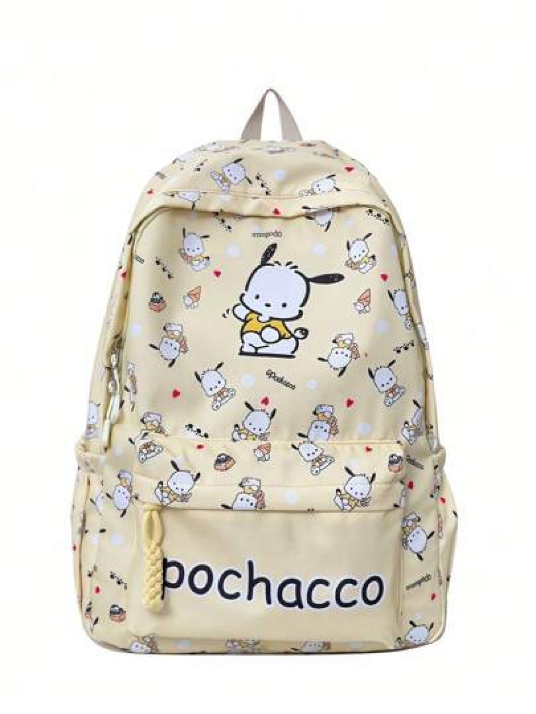 Sanrio 1pc Hello Kitty Kuromi Cinnamoroll My Melody Cartoon Backpack Cute Daily Bag Cat Cartoon Anime Storage Bag Women Casual Travel Commuting Backpack Makeup Bag Holiday Organizer Large Capacity Cos
