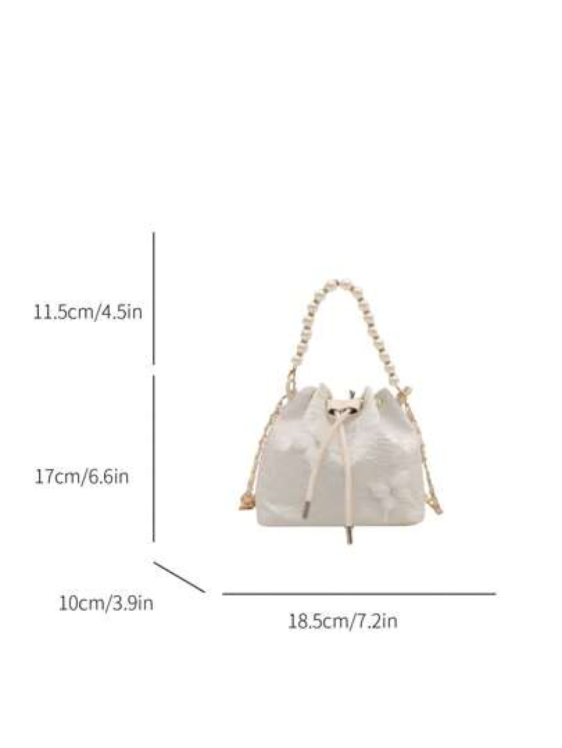 1pc New Cute Girl Niche High End Girl Crossbody Bag Pearl Handle Adjustable Shoulder Strap Suitable For School Traveling Can Easily Accommodate Daily Necessities Versatile Item Fashion Darling Suitabl