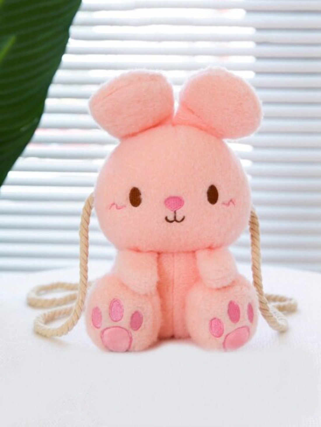 Cute Plush Rabbit Shoulder Bag Crossbody Bag Travel Bag