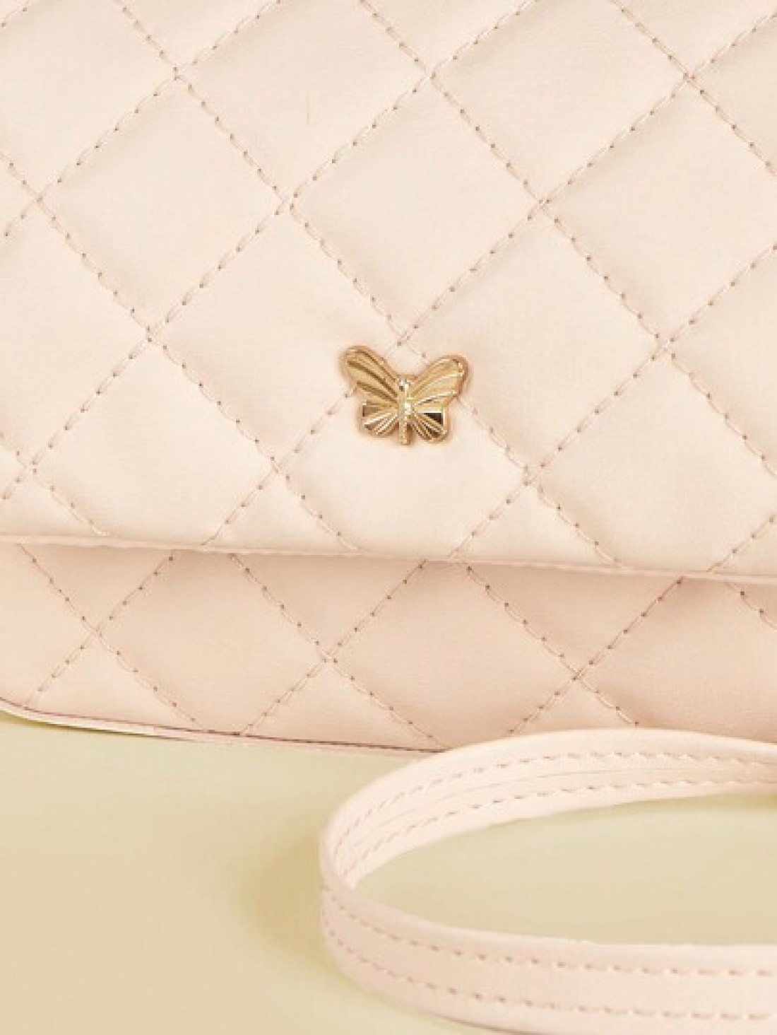 1pc Girl s Plaid Stitching Shoulder Bag With Metal Butterfly Decorative Chain And Flap Cover Cute Fashionable Sweet Princess Crossbody Bag Ideal For Daily Use School Parties And Travel