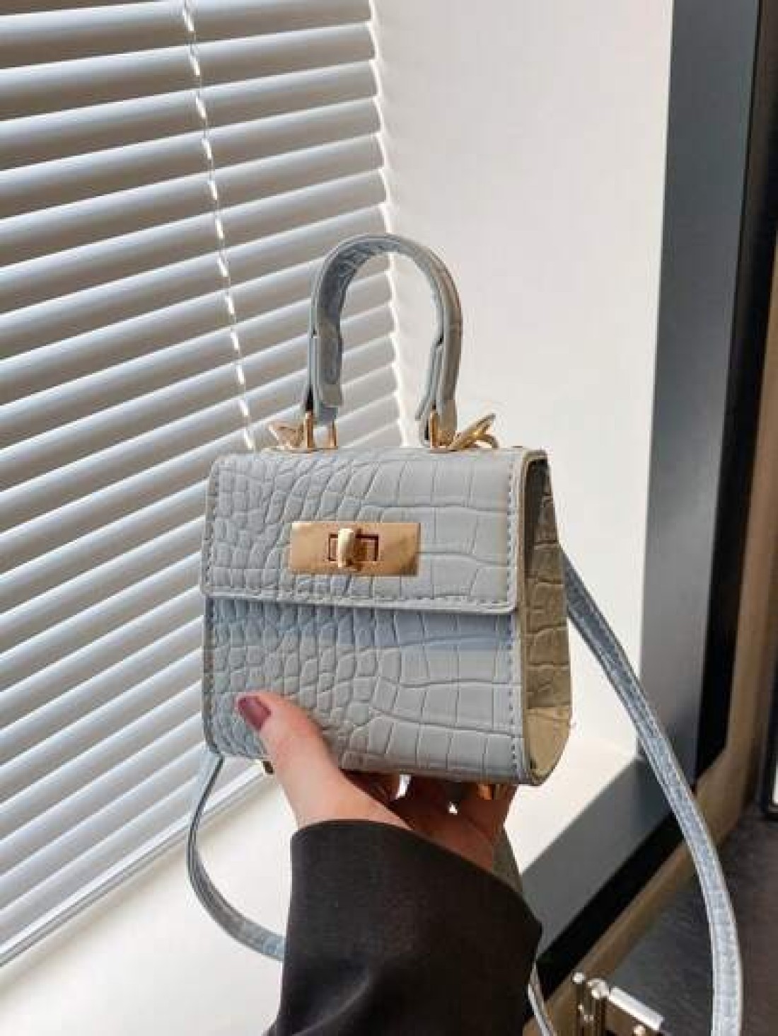 1pc New Cute Girl Niche High End Pu Small Square Bag And Fashionable New Bag Fresh And Dopamine Color Matching Youthful Girl Style Can Be Cross Body Can Be Hand Held Shoulder Strap Is Adjustable Casua