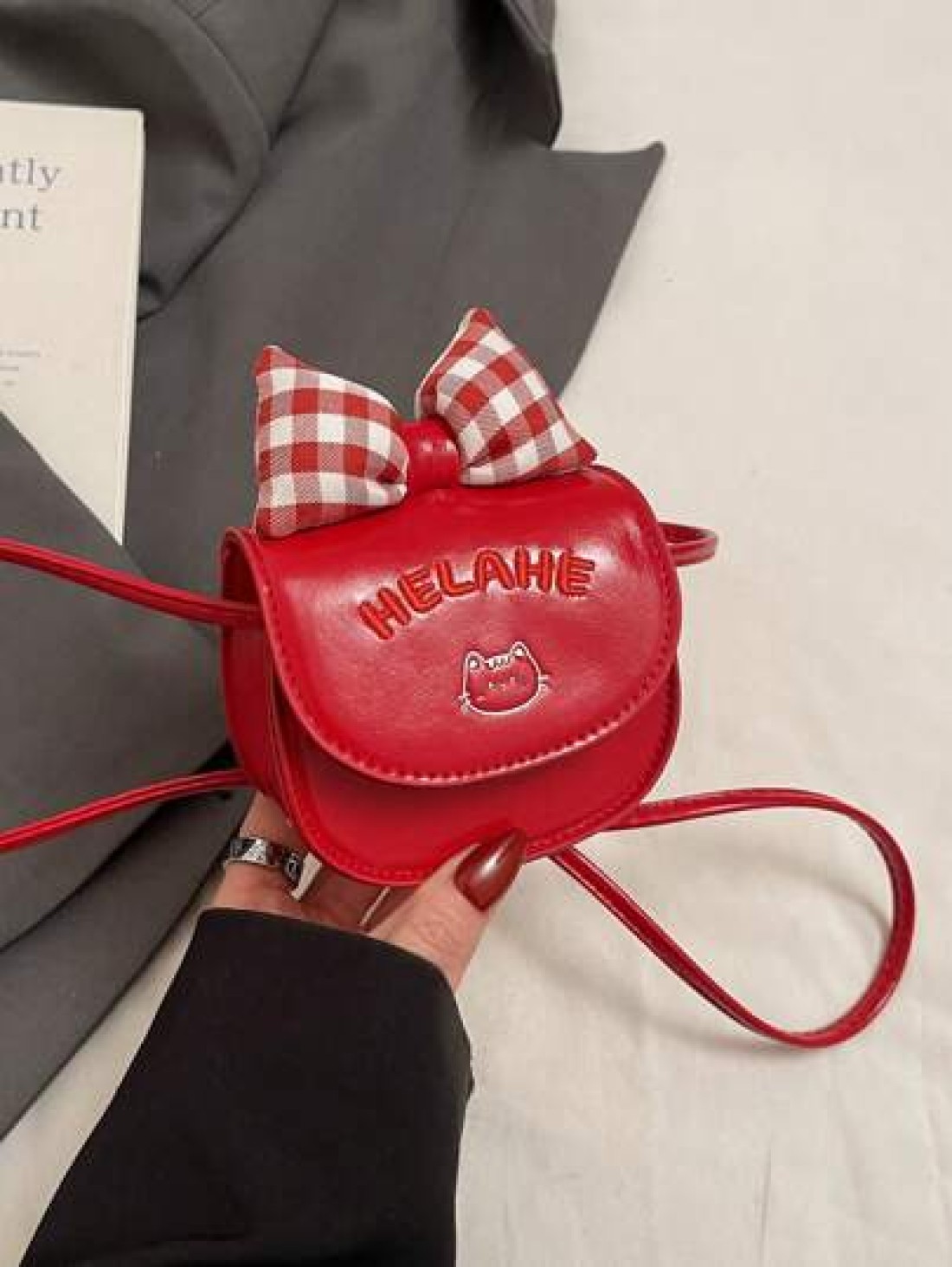 1pc Crossbody Bag Pu Magnetic Spring New Cute Sweet Niche Design Fashion Small Capacity Exquisite Versatile A Variety Of Colors Optional Can Hold Lipstick And Other Small Cosmetics Suitable For Daily