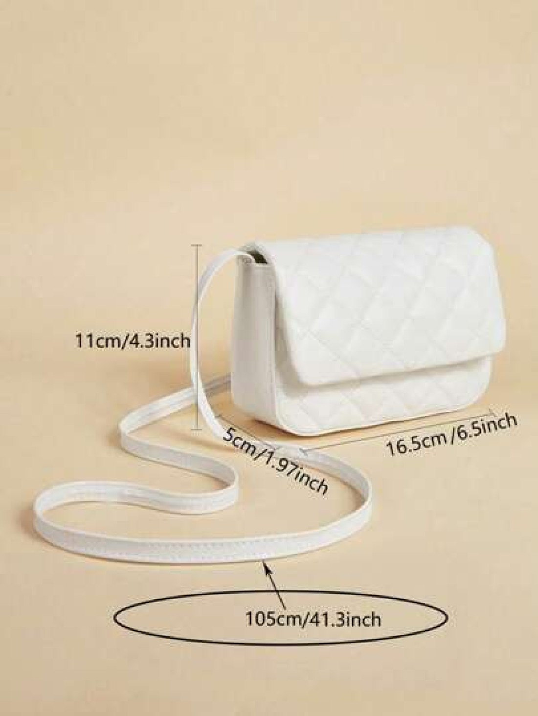 1pc Kids Girls Quilted Square Shoulder Messenger Bag Suitable For Daily Outing Birthday Gift