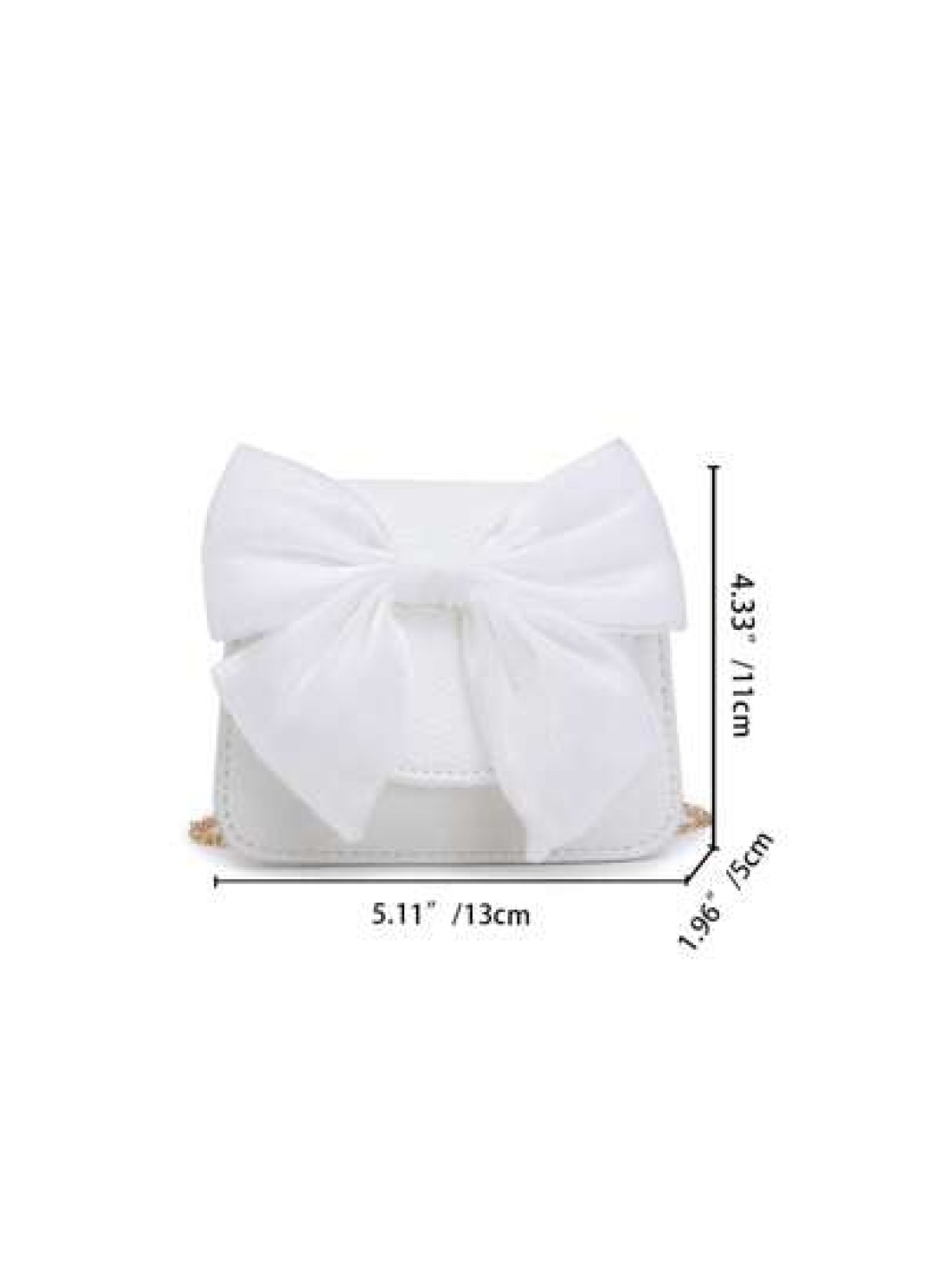 1pc Is Made Of Pu Material A High Grade Small Bag For Girls A Popular Niche Lipstick Bag A Retro Crossbody Bag A Mini Chain Small Square Bag With Lychee Pattern And Bow Which Is Sweet And Fashionable