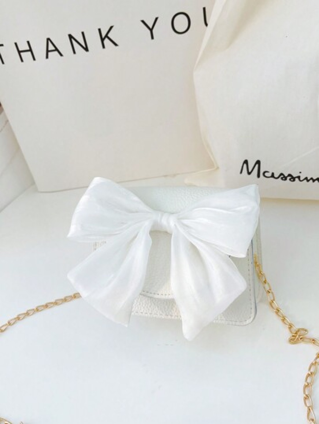 1pc Fashion Children s Bag Girl Bow Crossbody Bag Cute Princess Style Coin Purse Pu Material Magnetic Buckle Closure With A Sweet Bow Pattern Crossbody Bag Suitable For Girls To Go Shopping Attend Par