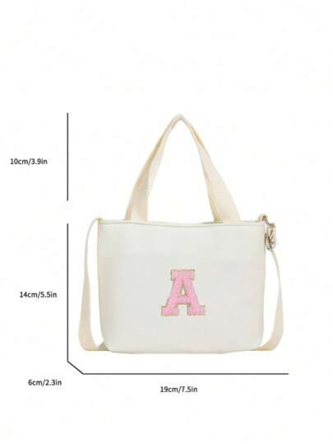 1Pc New Mini Casual Versatile And Diy 26 Letter Crossbody Bag For Back To School Season Suitable For Elementary School Junior High School High School And College Students Suitable For Daily Use When G