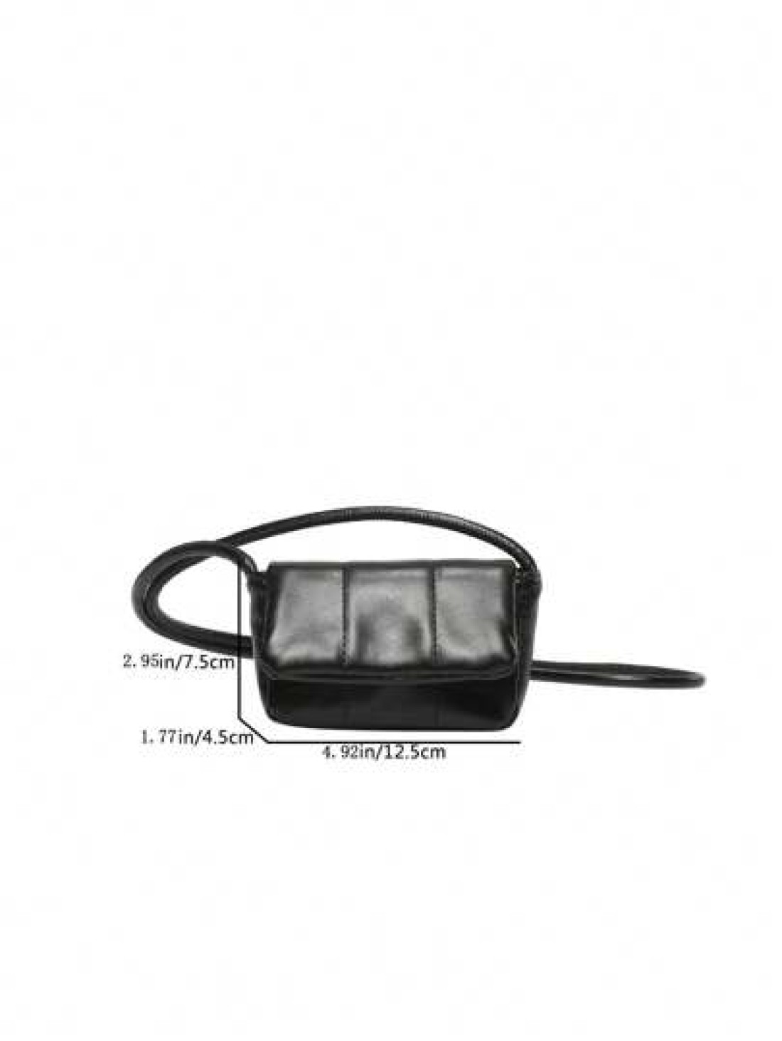 Mini Children Simple Solid Color Flap Crossbody Bag