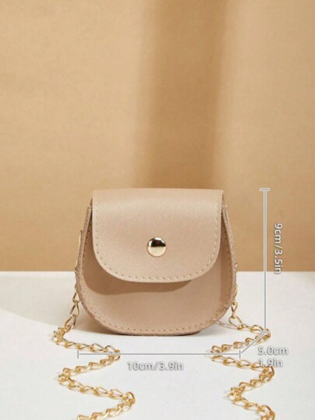 1pc Girls Mini Solid Color Crossbody Bag With Lip Stick Earphone Case Coin Purse Saddle Lip Stick Shoulder Bag Ideal For Daily Use Gift