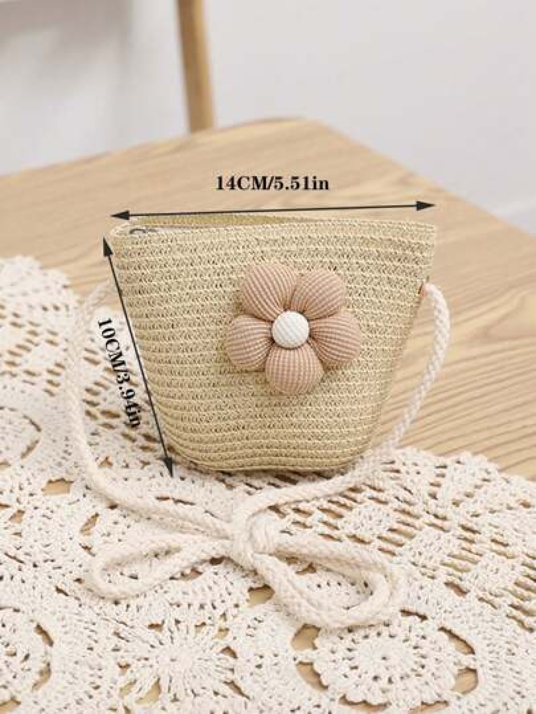 Girls New Arrival Cute Princess Petal Shoulder Bag For Outdoors Beach And Daily Use