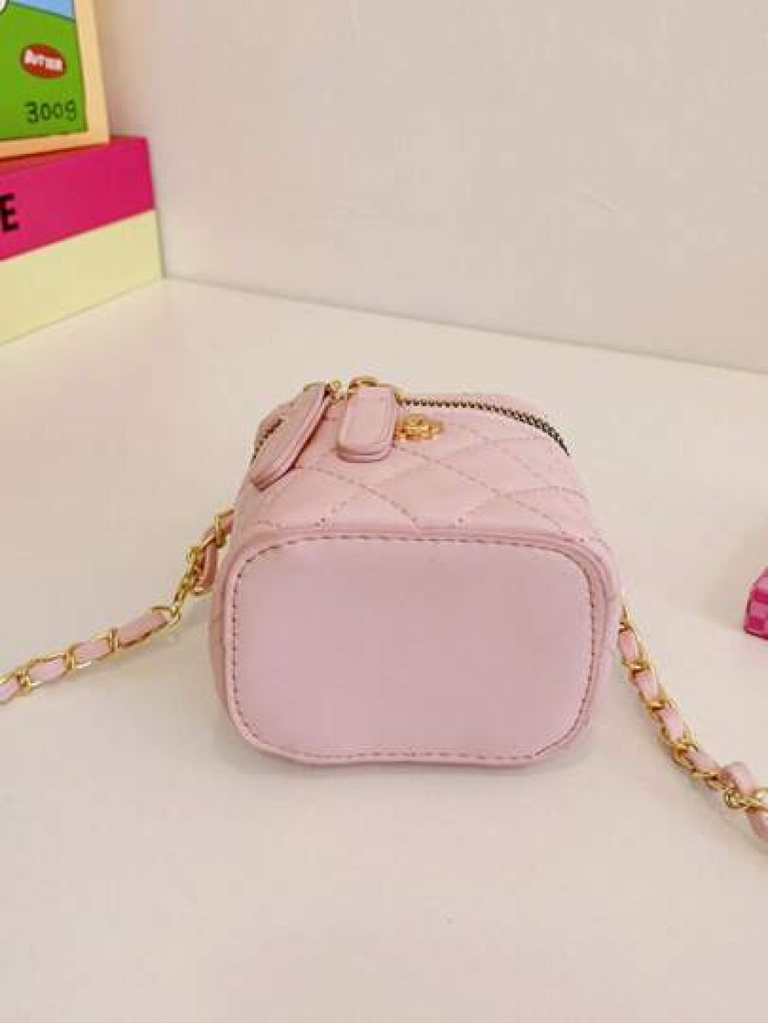 Bow Design Girls Mini Chain Strap Versatile Chic Shoulder Bag
