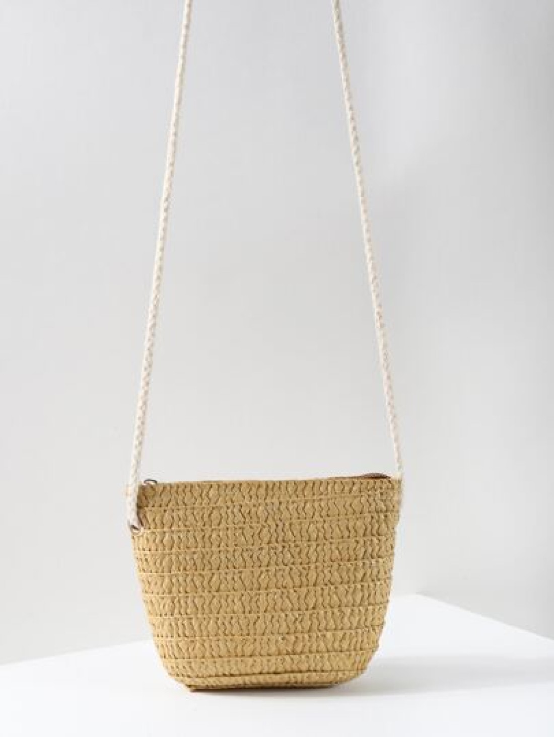Girls Flower Decor Straw Bag