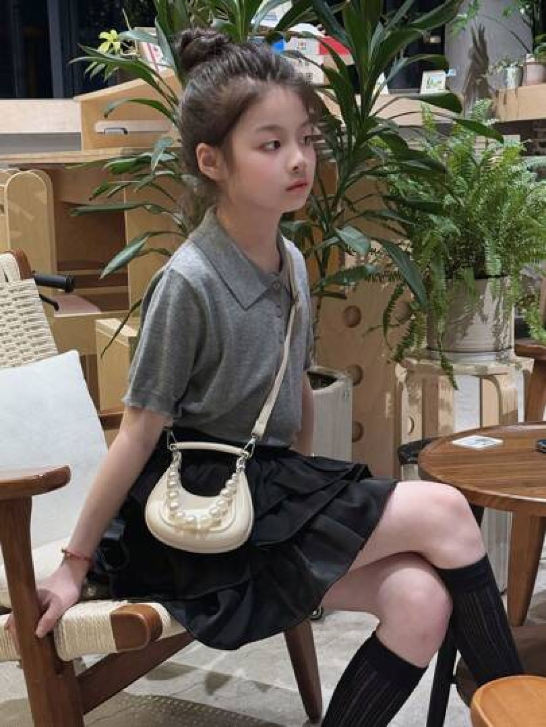 New Korean Style Pearl Handbag With Shoulder Strap Mini Hard Case Moon Decor Accessory Bag Small Women s Purse For Lipstick Coin Key