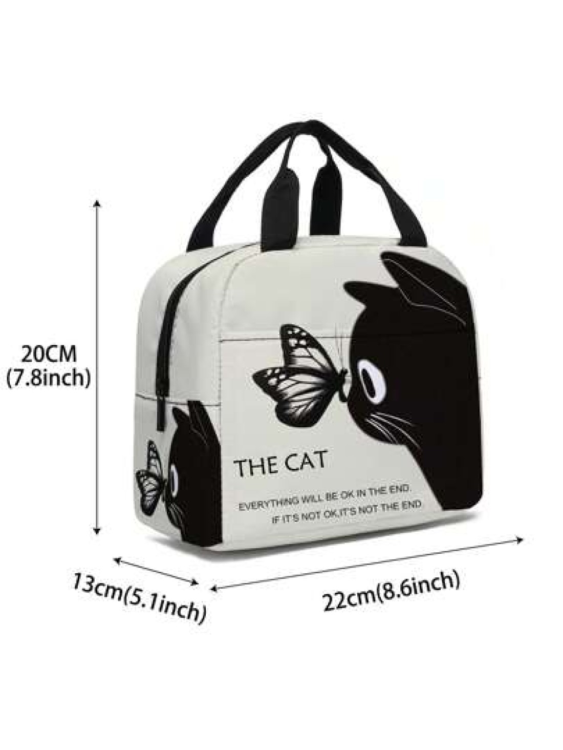 1 Piece Cat And Dog Lunch Bags Insulated Tote Bags Portable Tote Bags Tote Bags Ice Bags Multi Purpose Lunch Bags Insulated Bags For Boy And Girl For Work Travel And Picnics Non Food Contact Bags