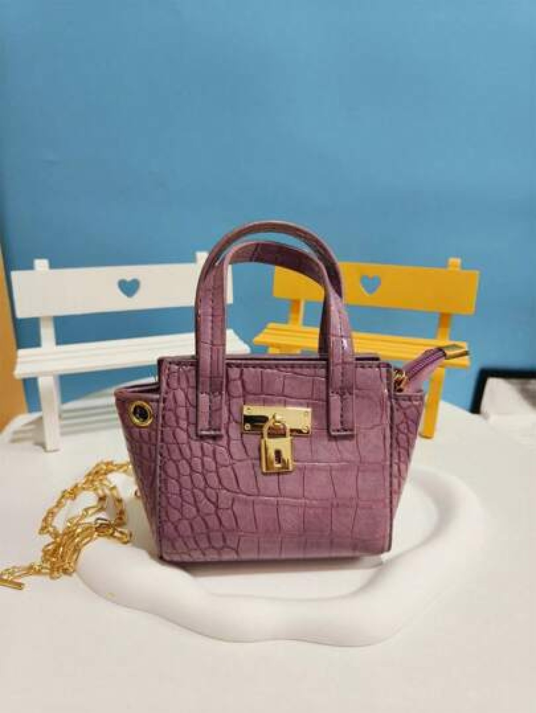 New Marble Pattern Girls Mini Crossbody Bag Fashion Small Princess Handbag Gift For Little Girls Coin Purse