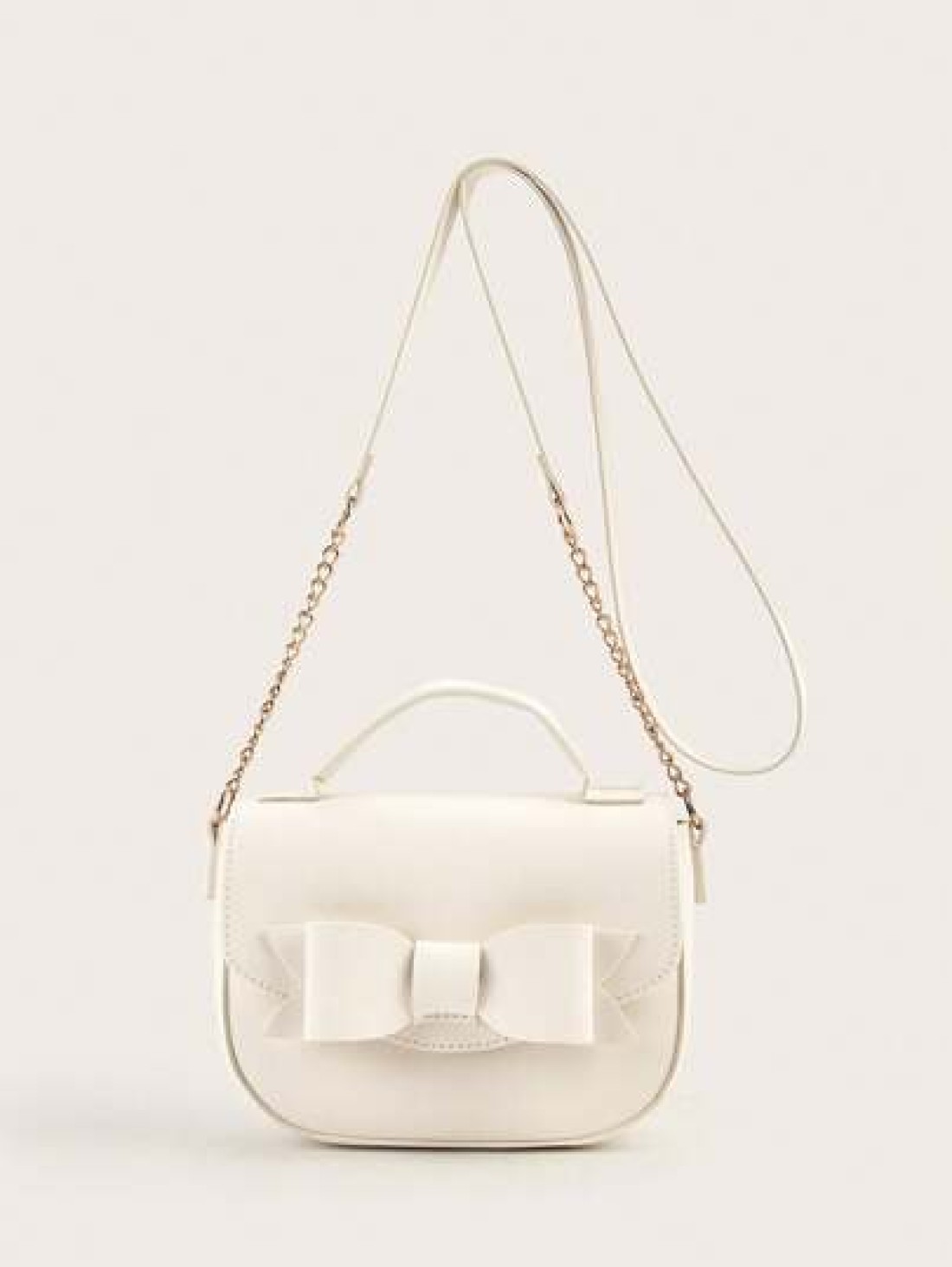 1pc Bow Decor Handbag Shoulder And Crossbody Bag Birthday Gift Suitable For Little Girls