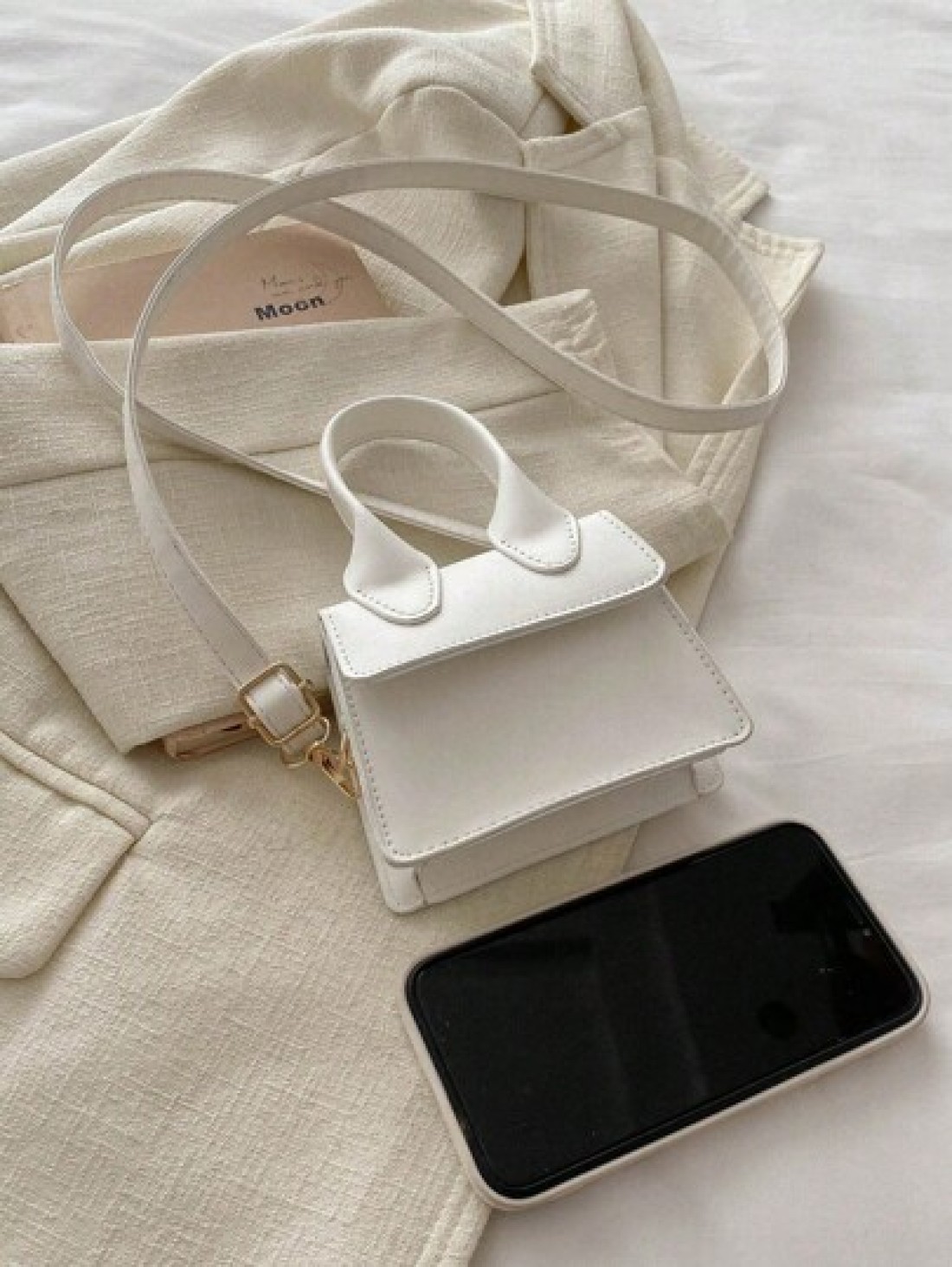 1pc Girls Solid Color PU Flap Closure Mini Handbag Retro Fashion Tote Crossbody Shoulder Bag Suitable For Daily Use