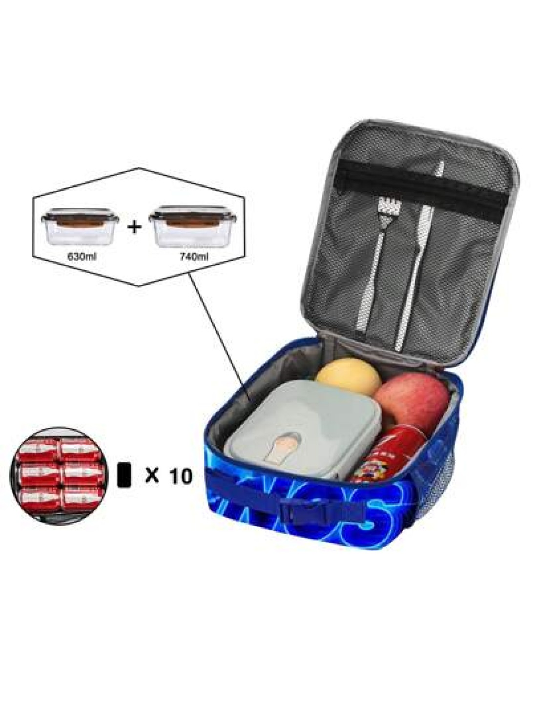 bandai Bandai Multifunctional Storage Bag 3D Printing Cute Portable Lunch Bag For Primary And Secondary School Students Children s Ice Bag Cartoon Print Portable Tool Bag Portable