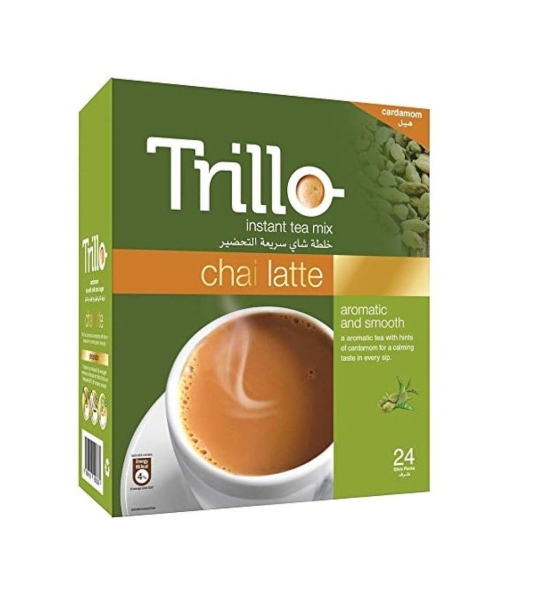TRILLO 3 IN 1 CHAI LATTE STICKS 24x20GM