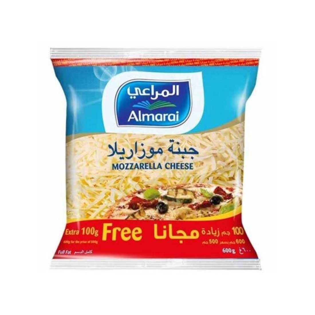 المراعي موزاريلا مبشورة (500 + 100 ج مجانا)